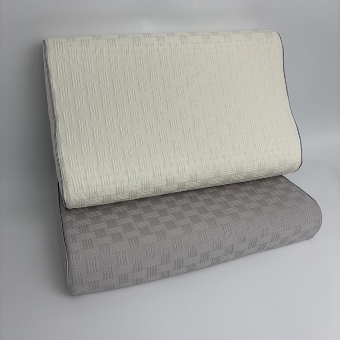91家纺网 家纺一手货源 找家纺 露函(原乐尔馨 )2025新款华夫格乳胶记忆枕头枕芯 华夫格-灰40*60*10*12cm