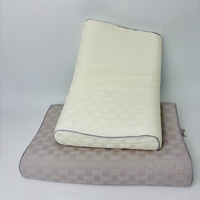 91家纺网 家纺一手货源 找家纺 露函(原乐尔馨 )2025新款华夫格乳胶记忆枕头枕芯 华夫格-白40*60*10*12cm