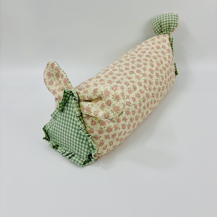 91家纺网 家纺一手货源 找家纺 （总）露函(原乐尔馨 )2025春夏新款全棉纯棉小碎花兔兔荞麦枕单枕头枕芯