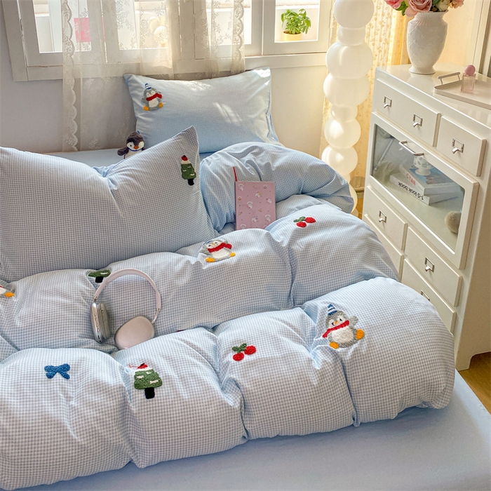 91家纺网 家纺一手货源 找家纺 （总）多品家纺 2025新款超柔水洗棉毛巾绣单被套