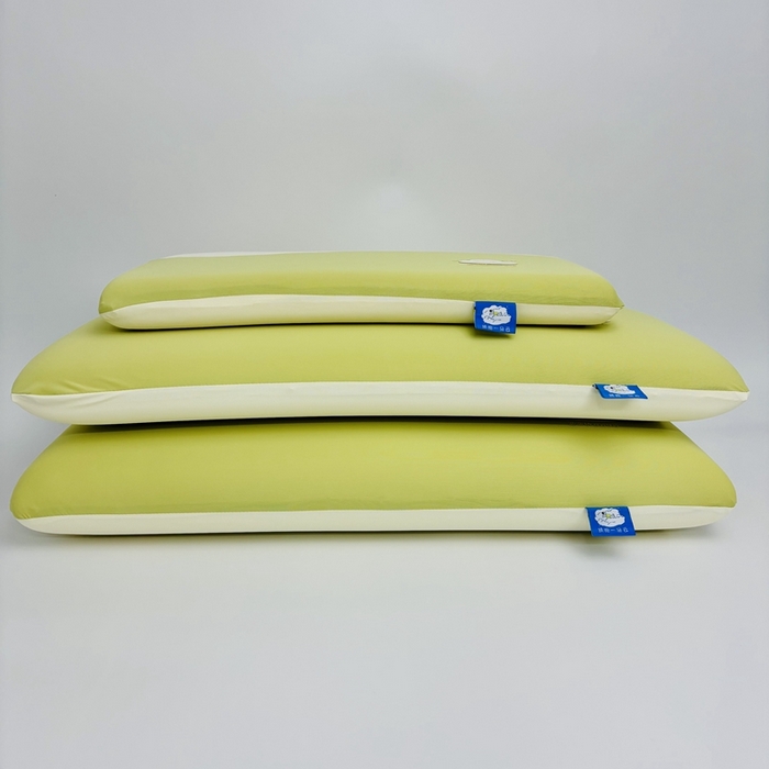 91家纺网 家纺一手货源 找家纺 露函(原乐尔馨 )2025春夏新款云漫亲子深睡记忆枕单枕头枕芯 绿色 30x50cm/只