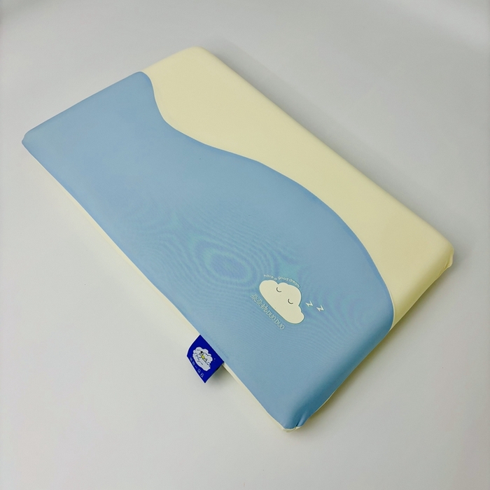 露函(原乐尔馨 )2025春夏新款云漫亲子深睡记忆枕单枕头枕芯 蓝色 40x70cm 高8cm/只