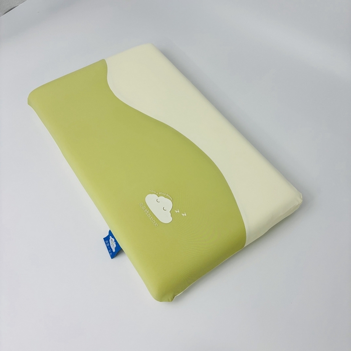 露函(原乐尔馨 )2025春夏新款云漫亲子深睡记忆枕单枕头枕芯 绿色 40x70cm 高10cm/只