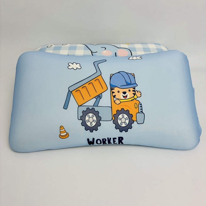 露函(原乐尔馨 )2025新款卡通儿童记忆深睡枕 小老虎30*50*5cm