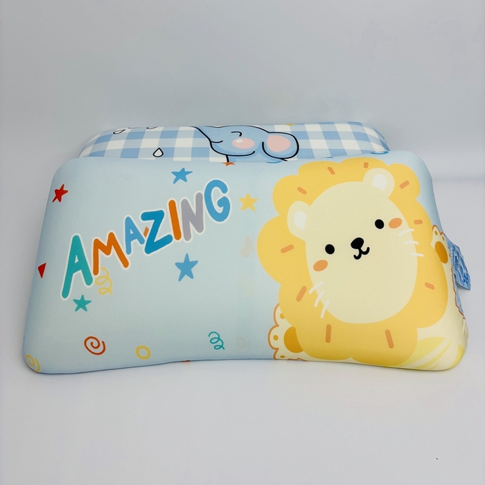 露函(原乐尔馨 )2025新款卡通儿童记忆深睡枕 小狮子30*50*5cm