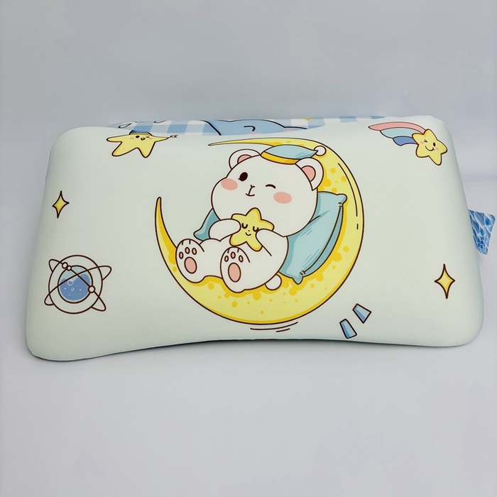 露函(原乐尔馨 )2025新款卡通儿童记忆深睡枕 小睡熊30*50*5cm