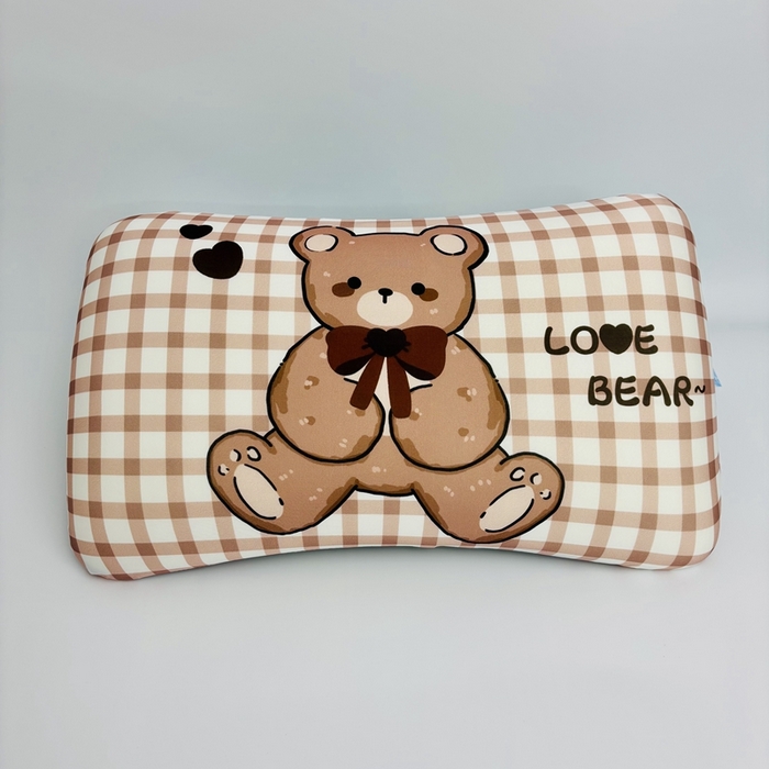 露函(原乐尔馨 )2025新款卡通儿童记忆深睡枕 小熊30*50*5cm