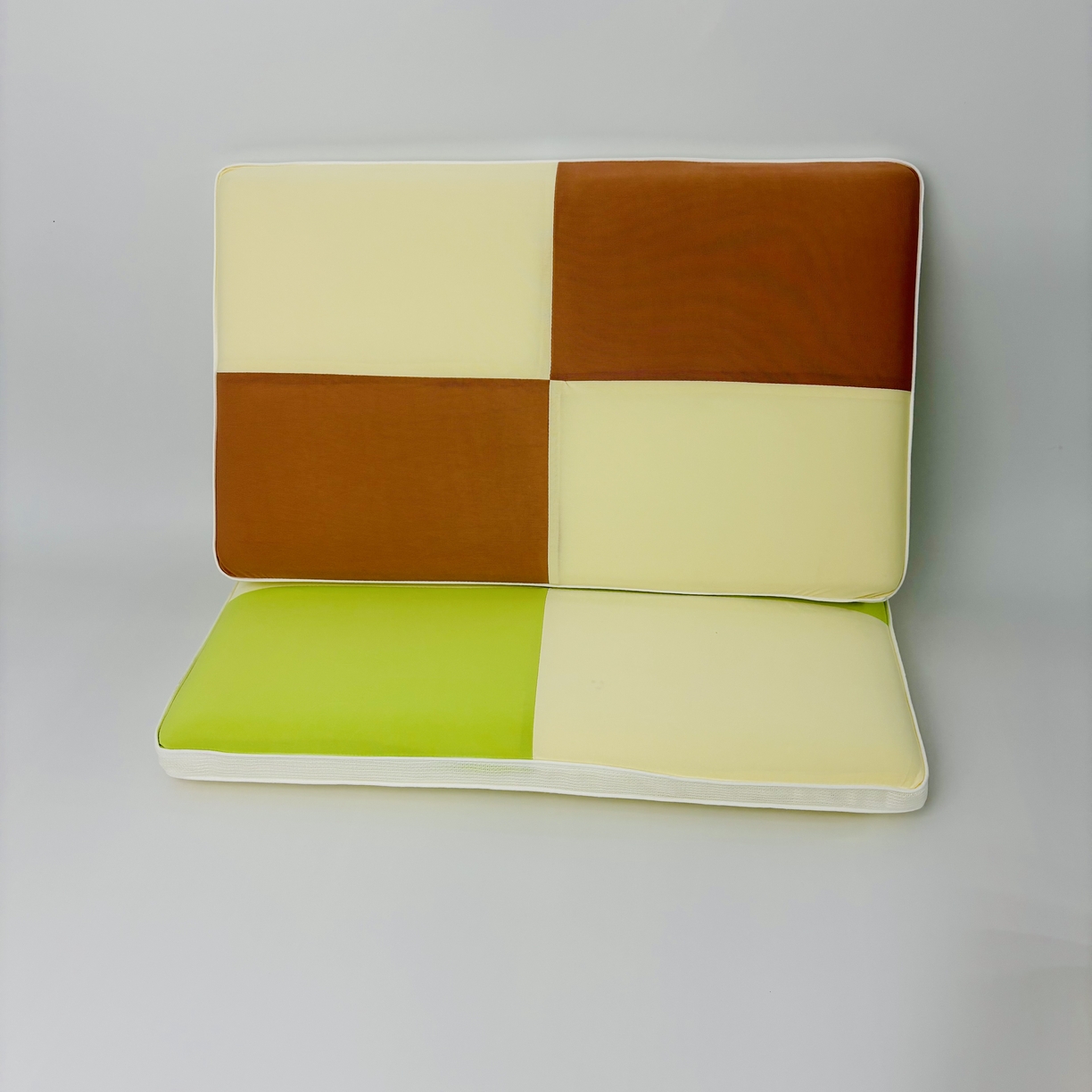 91家纺网 家纺一手货源 找家纺 露函家居 2025春夏新款凉感丝几何图记忆深睡枕单枕头枕芯