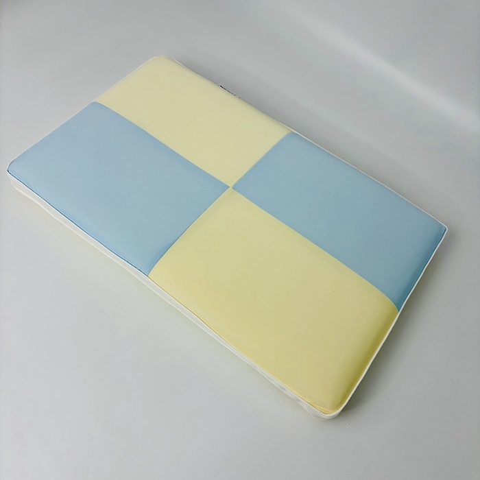 露函家居 2025春夏新款凉感丝几何图记忆深睡枕单枕头枕芯