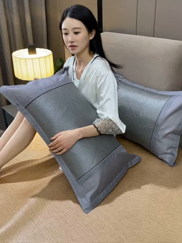 91家纺网 家纺一手货源 找家纺 （总）雨彤家纺 2025新款冰藤单人枕套