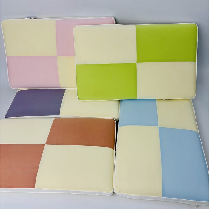 91家纺网 家纺一手货源 找家纺 露函家居 2025春夏新款凉感丝几何图记忆深睡枕单枕头枕芯