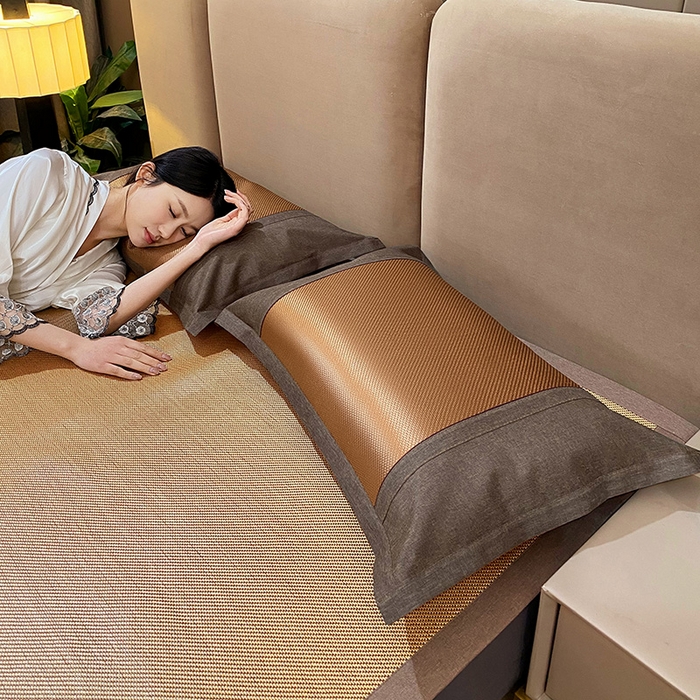 91家纺网 家纺一手货源 找家纺 （总）雨彤家纺 2025新款冰藤单人枕套