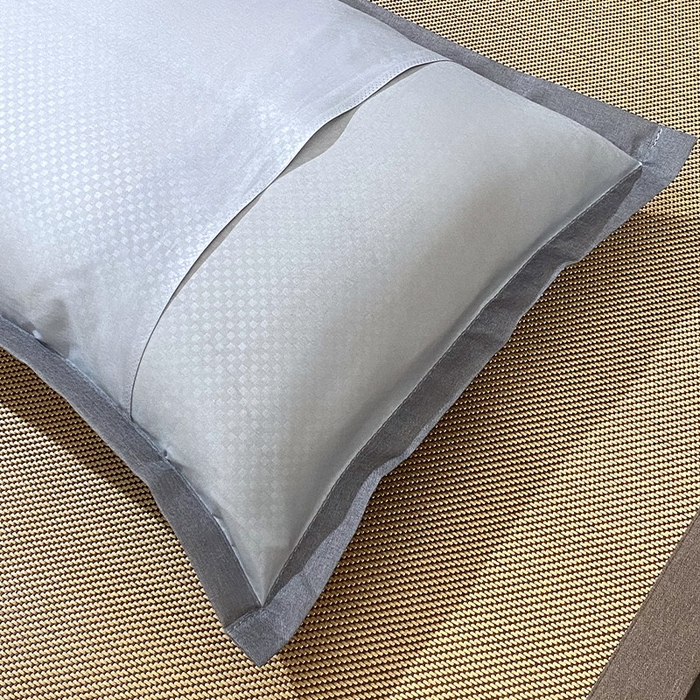 91家纺网 家纺一手货源 找家纺 雨彤家纺 2025新款冰藤单人枕套 灰色冰藤