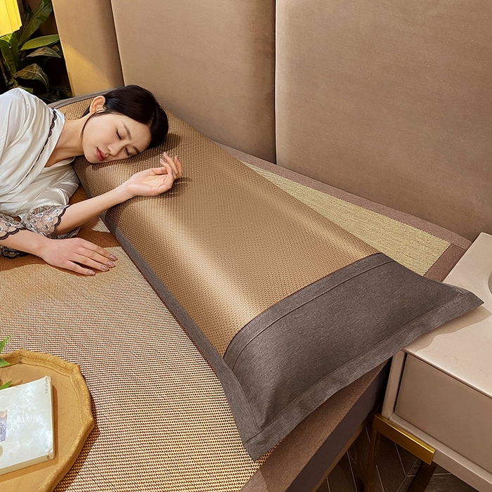 91家纺网 家纺一手货源 找家纺 （总）雨彤家纺 2025新款冰藤双人长枕套