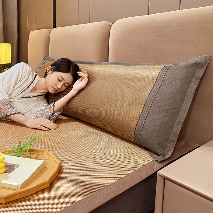 91家纺网 家纺一手货源 找家纺 （总）雨彤家纺 2025新款冰藤双人长枕套