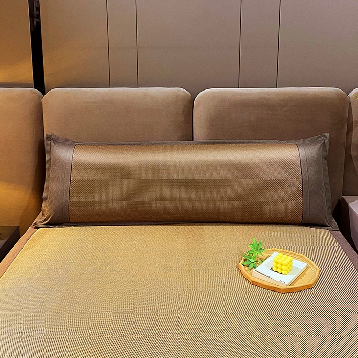 91家纺网 家纺一手货源 找家纺 （总）雨彤家纺 2025新款冰藤双人长枕套