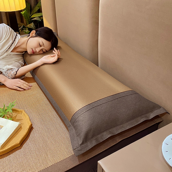 91家纺网 家纺一手货源 找家纺 （总）雨彤家纺 2025新款冰藤双人长枕套