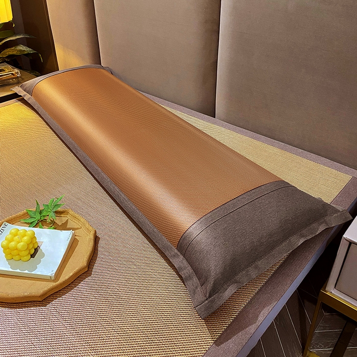 91家纺网 家纺一手货源 找家纺 雨彤家纺 2025新款冰藤双人长枕套 经典冰藤