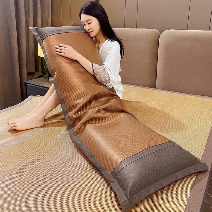 91家纺网 家纺一手货源 找家纺 雨彤家纺 2025新款冰藤双人长枕套 经典冰藤