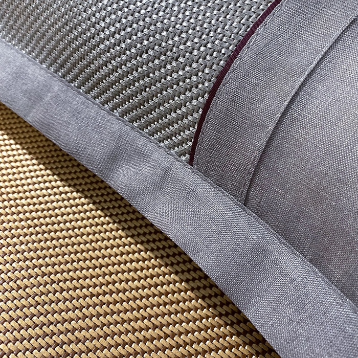 91家纺网 家纺一手货源 找家纺 雨彤家纺 2025新款冰藤双人长枕套 灰色冰藤