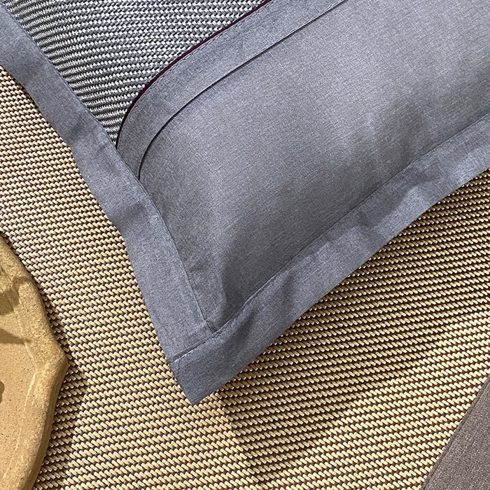 91家纺网 家纺一手货源 找家纺 雨彤家纺 2025新款冰藤双人长枕套 灰色冰藤