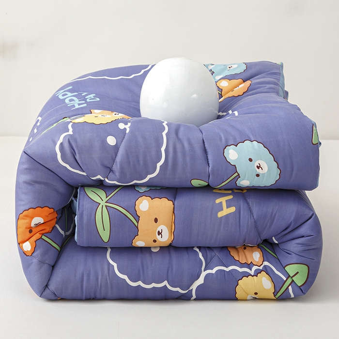 91家纺网 家纺一手货源 找家纺 南方印象2025新款印花冬被被子被芯 哈尼熊