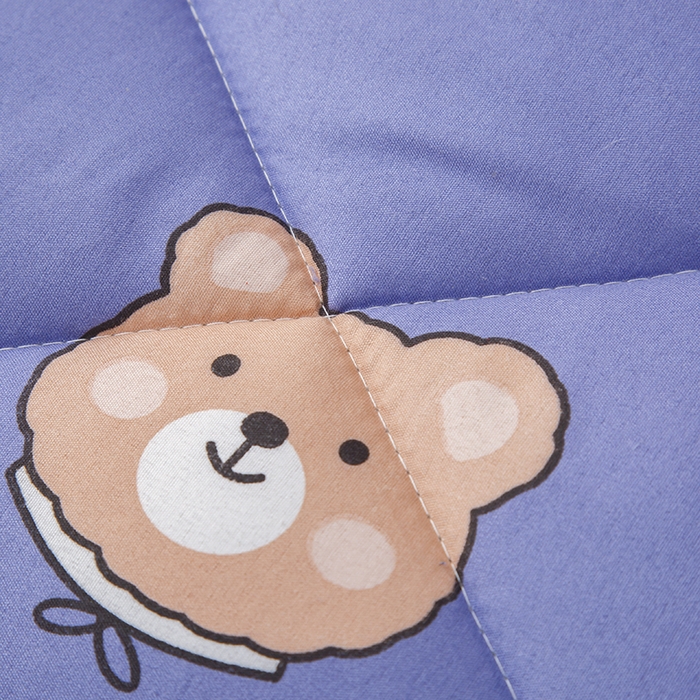 91家纺网 家纺一手货源 找家纺 南方印象2025新款印花冬被被子被芯 布朗小熊