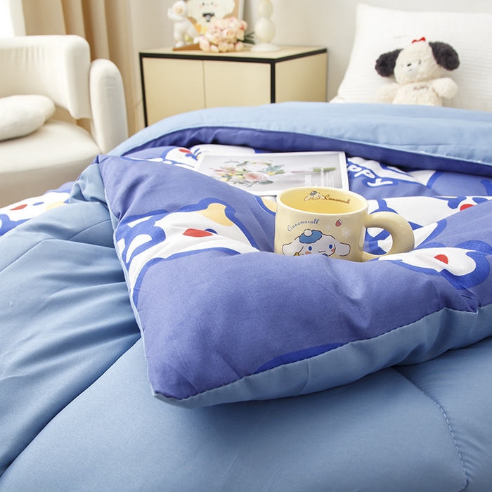 91家纺网 家纺一手货源 找家纺 南方印象2025新款印花冬被被子被芯 开心鸭