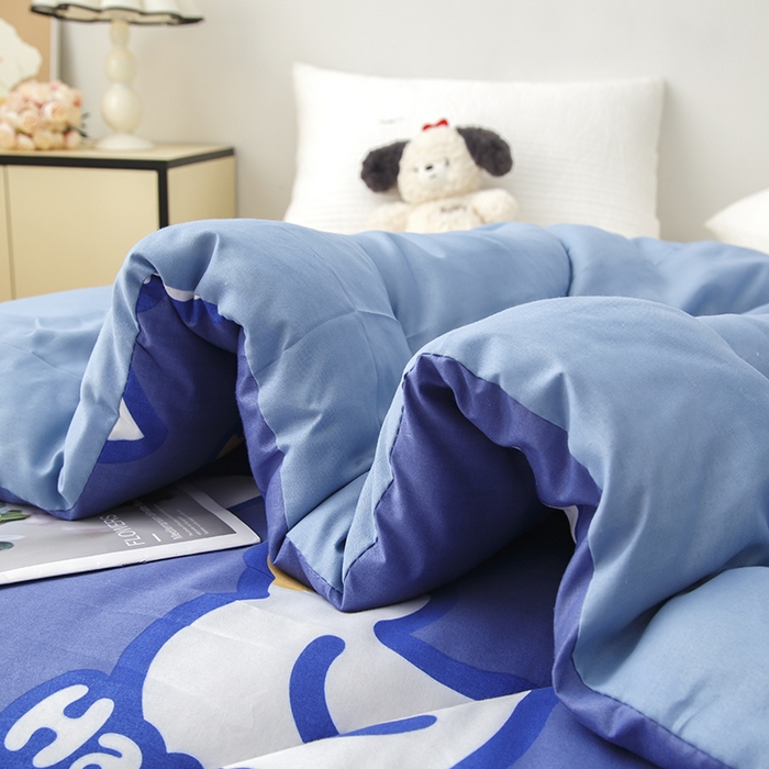 91家纺网 家纺一手货源 找家纺 南方印象2025新款印花冬被被子被芯 开心鸭