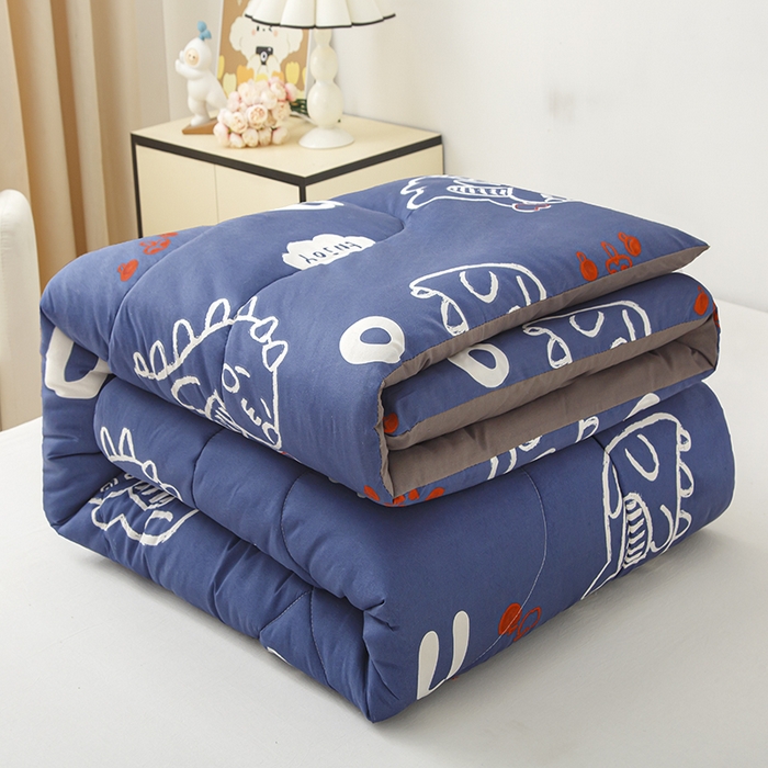 91家纺网 家纺一手货源 找家纺 南方印象2025新款印花冬被被子被芯 小奶龙