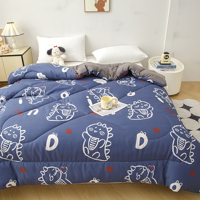 91家纺网 家纺一手货源 找家纺 南方印象2025新款印花冬被被子被芯 小奶龙