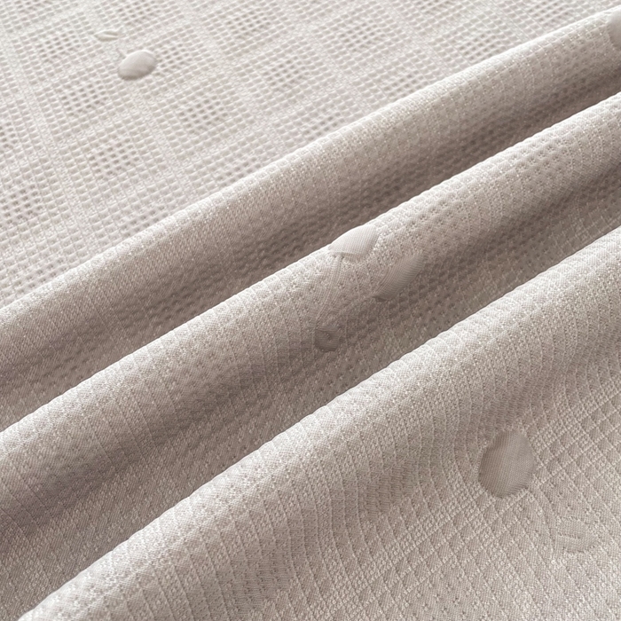 91家纺网 家纺一手货源 找家纺 恋佳居2025新款A类乙伦PE凉豆豆毛巾绣床笠冰丝席（床笠款） 樱桃—灰