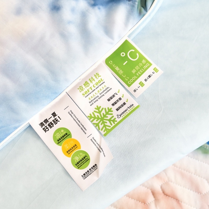 91家纺网 家纺一手货源 找家纺 苹果星家纺 2025新款5D数码印花凉干丝床裙床盖凉席夏被四件套 萌兔