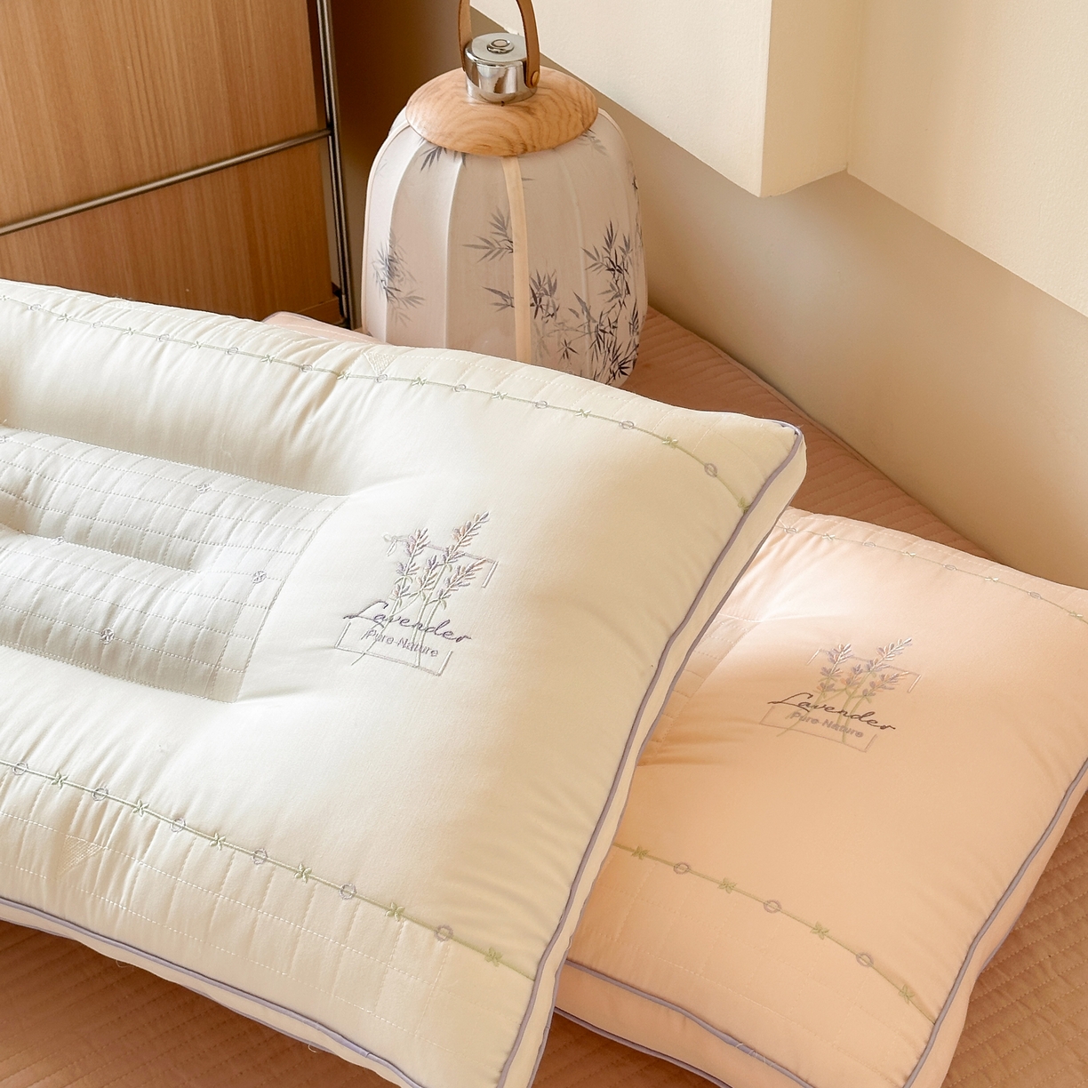 91家纺网 家纺一手货源 找家纺 （总）伟邦枕芯 2025新款薰衣草立体护颈枕枕头枕芯