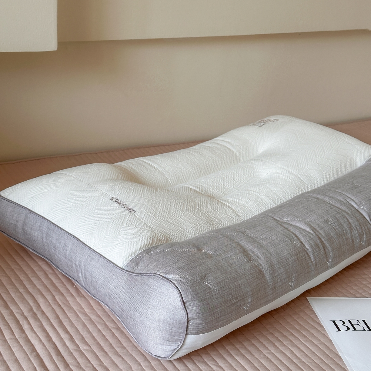 91家纺网 家纺一手货源 找家纺 （总）伟邦枕芯 2025新款颈007牵引护颈枕枕头枕芯