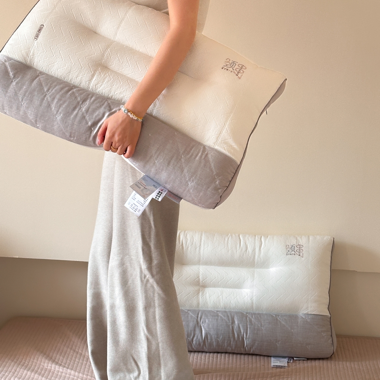 91家纺网 家纺一手货源 找家纺 （总）伟邦枕芯 2025新款颈007牵引护颈枕枕头枕芯