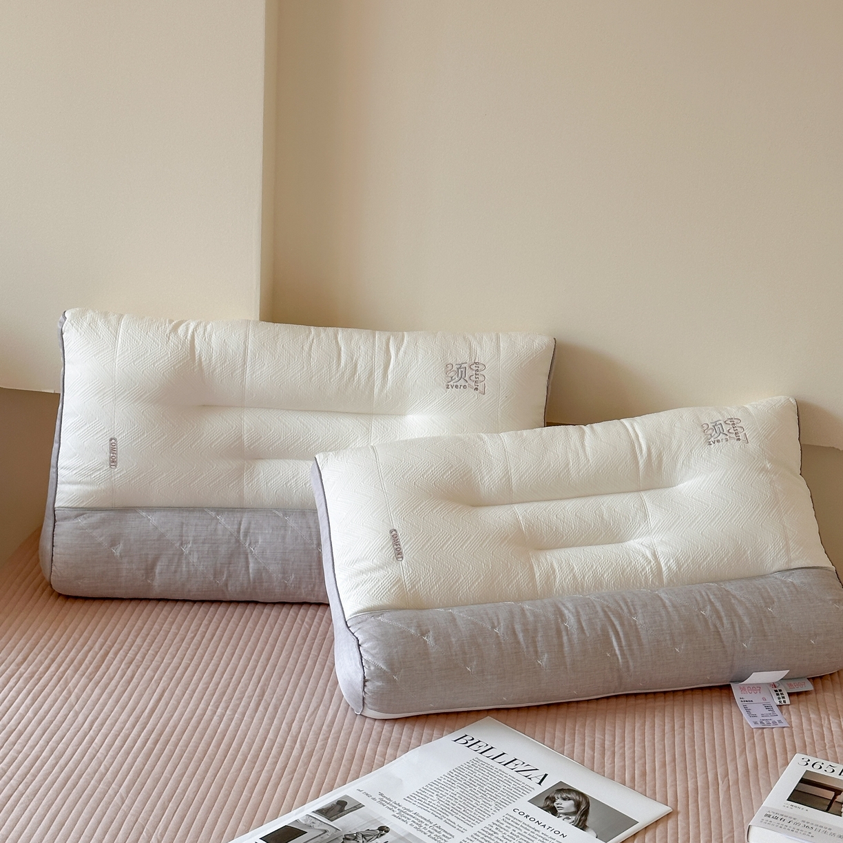 91家纺网 家纺一手货源 找家纺 （总）伟邦枕芯 2025新款颈007牵引护颈枕枕头枕芯