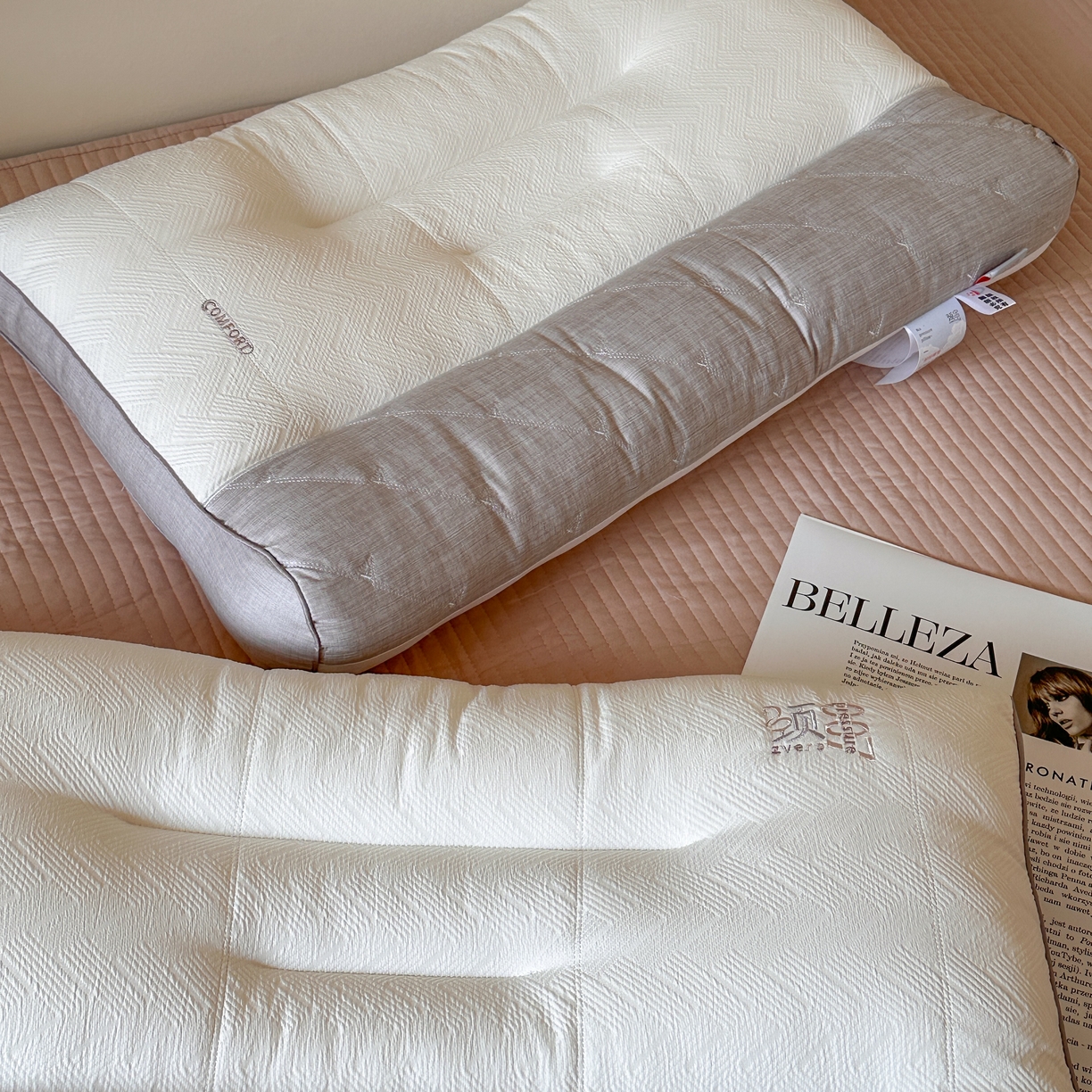 91家纺网 家纺一手货源 找家纺 （总）伟邦枕芯 2025新款颈007牵引护颈枕枕头枕芯