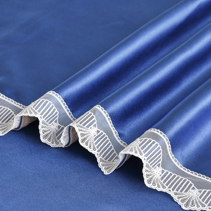 91家纺网 家纺一手货源 找家纺 （总）莉人坊 2025新款高精密贵妃缎花边美床罩