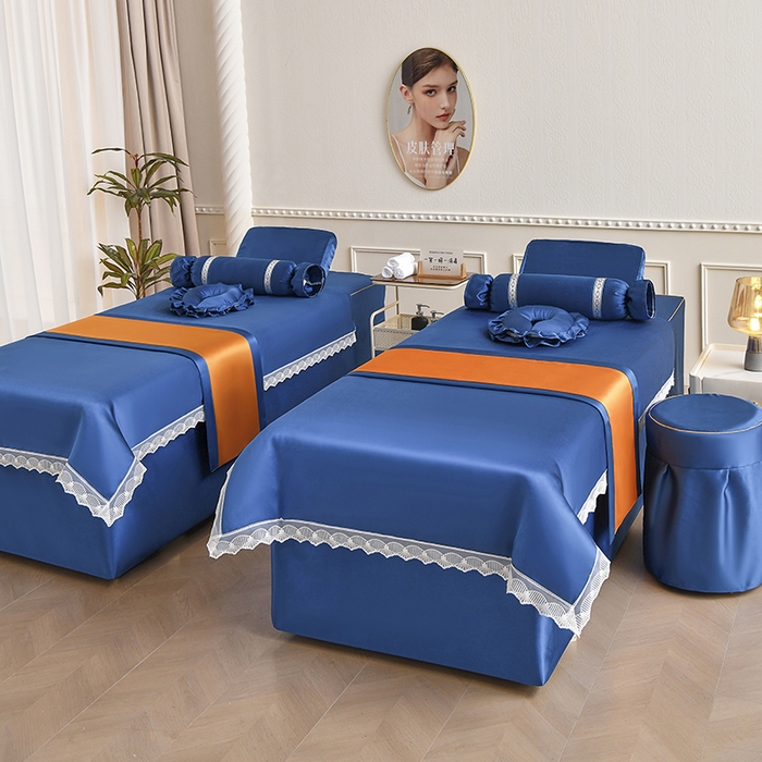 91家纺网 家纺一手货源 找家纺 （总）莉人坊 2025新款高精密贵妃缎花边美床罩