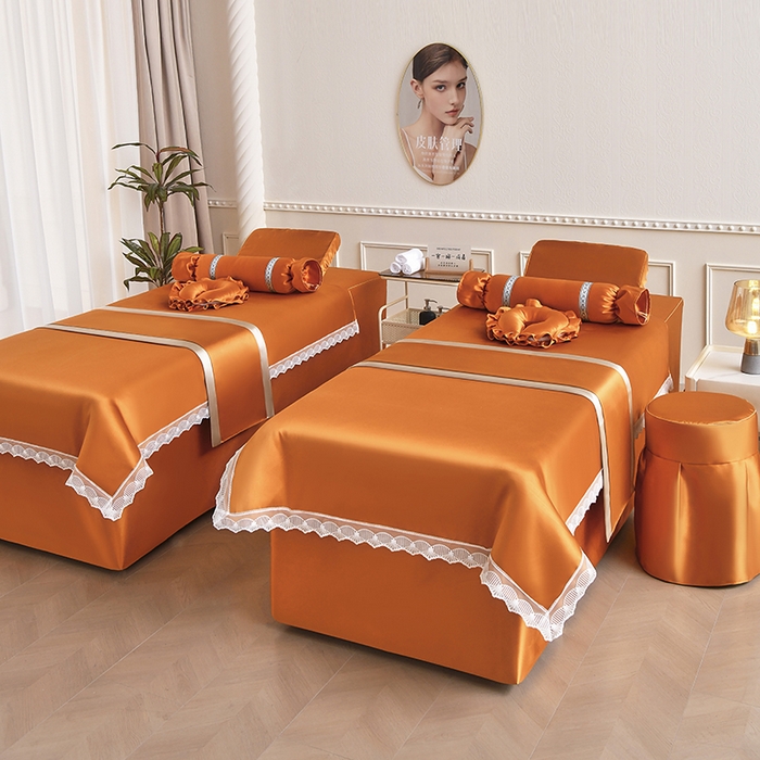 91家纺网 家纺一手货源 找家纺 （总）莉人坊 2025新款高精密贵妃缎花边美床罩