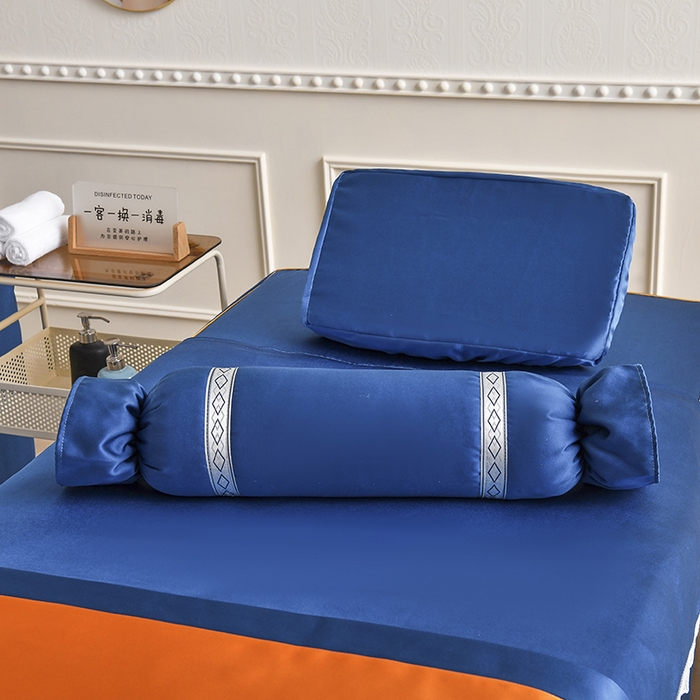 91家纺网 家纺一手货源 找家纺 莉人坊 2025新款高精密贵妃缎花边美床罩 贵妃缎花边宝蓝