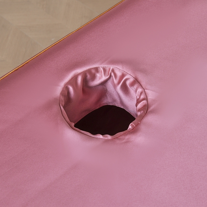 91家纺网 家纺一手货源 找家纺 莉人坊 2025新款高精密贵妃缎花边美床罩 贵妃缎花边粉色