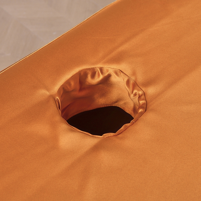 91家纺网 家纺一手货源 找家纺 莉人坊 2025新款高精密贵妃缎花边美床罩 贵妃缎花边橘色