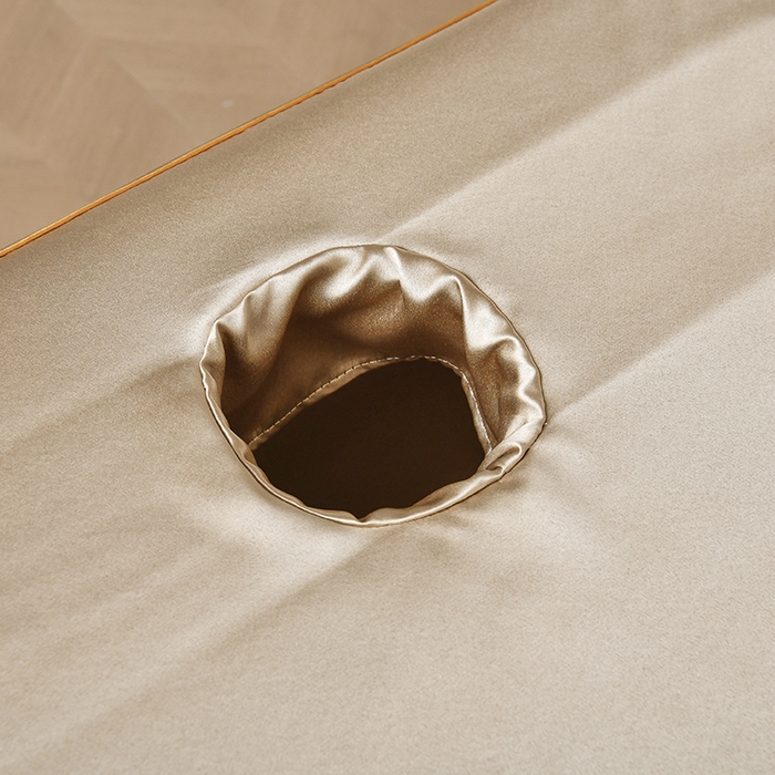 91家纺网 家纺一手货源 找家纺 莉人坊 2025新款高精密贵妃缎花边美床罩 贵妃缎花边米黄