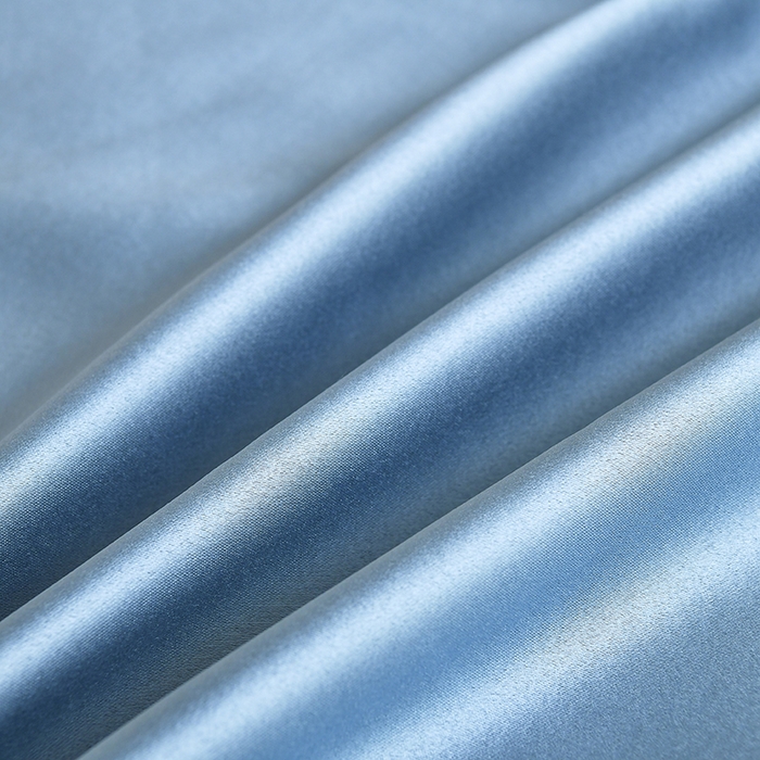 91家纺网 家纺一手货源 找家纺 莉人坊 2025新款高精密贵妃缎花边美床罩 贵妃缎花边浅蓝