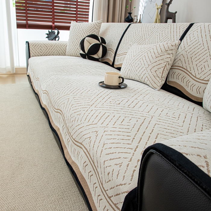 91家纺网 家纺一手货源 找家纺 沐沐家纺 2026新款曼香沙发垫 咖啡