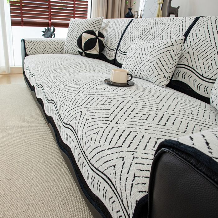 91家纺网 家纺一手货源 找家纺 沐沐家纺 2026新款曼香沙发垫 黑色