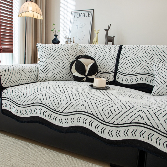 91家纺网 家纺一手货源 找家纺 沐沐家纺 2026新款曼香沙发垫 黑色