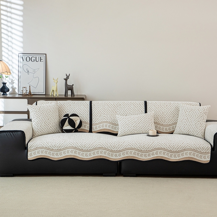 91家纺网 家纺一手货源 找家纺 沐沐家纺 2026新款曼香沙发垫 咖啡